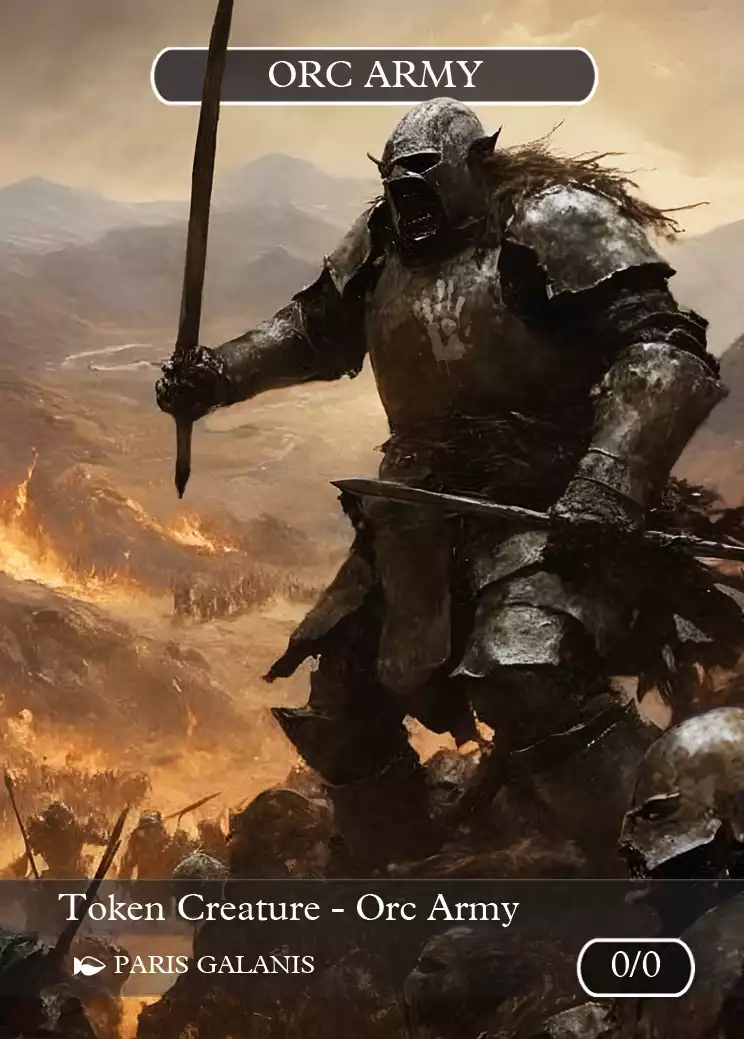 Orc Army Token Black 0_0