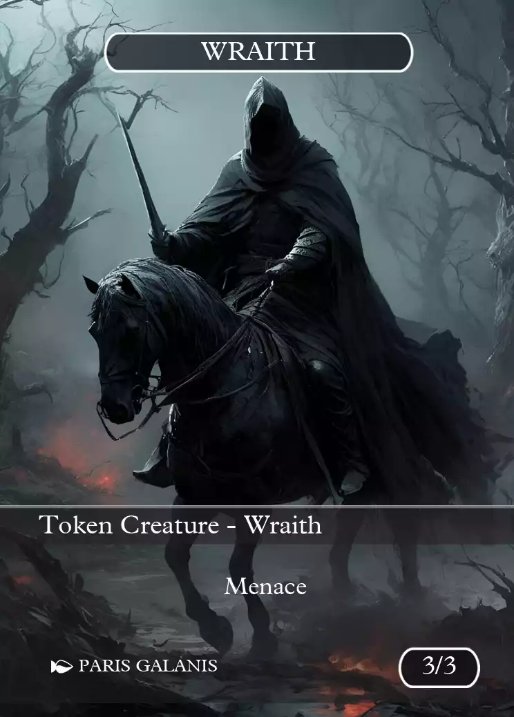 Wraith Token Black 3_3 Version 6 Wraith Token Black 3_3 Version 6