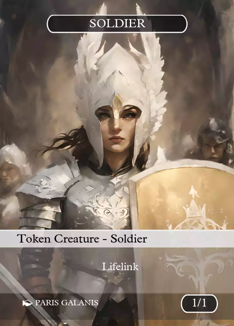 Soldier Token White 1_1 Lifelink