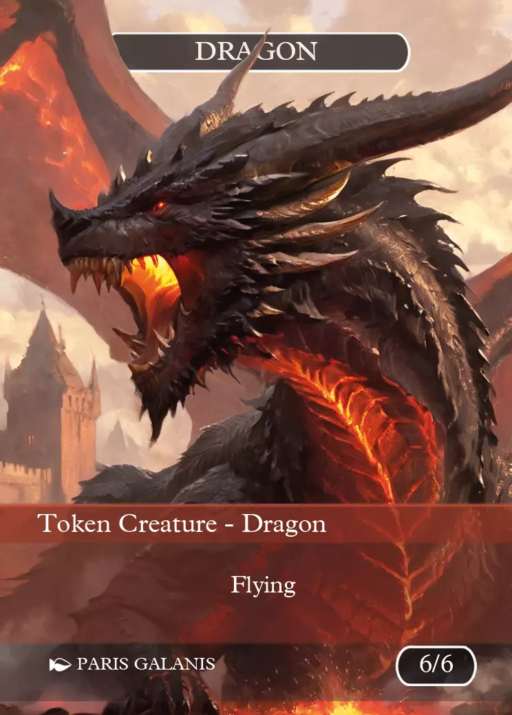 Dragon Token Red 6_6 Version 1