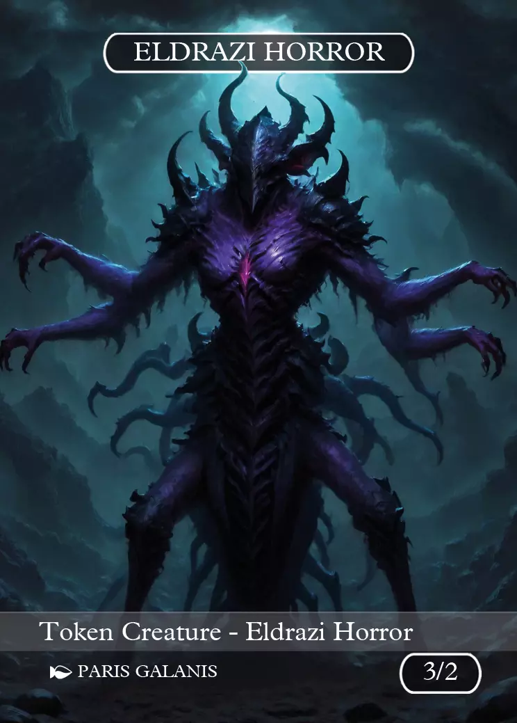 Eldrazi Horror Token Colorless 3_2