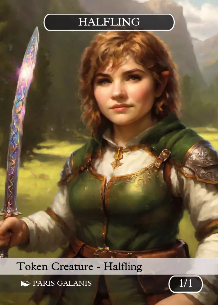 Halfling Token White 1_1 Version 2 Halfling Token White 1_1 Version 2