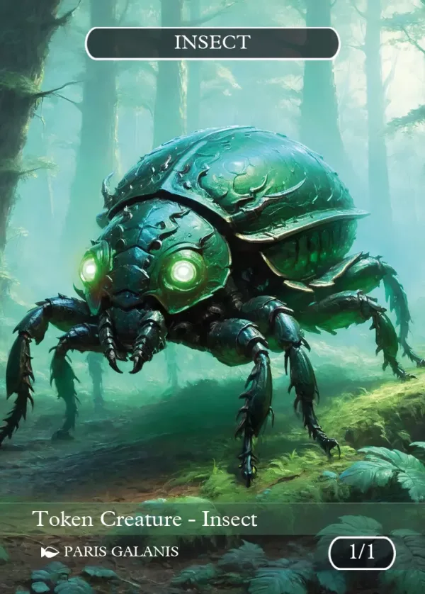 Insect Token (Green 1/1)