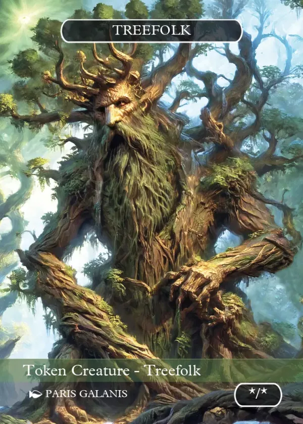 Treefolk Token (Green */*)