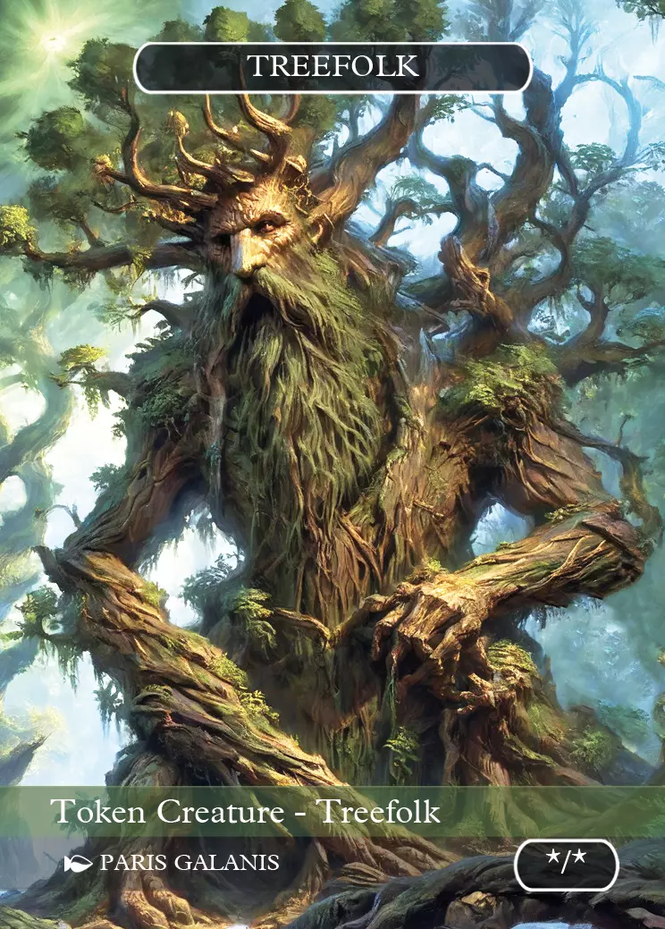Treefolk Token (Green */*) Treefolk Token (Green */*)