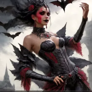 Vampire Token (Black 1/1) (V.5)
