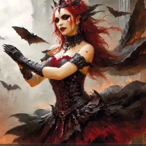 Vampire Token (Black 1/1) (V.6)