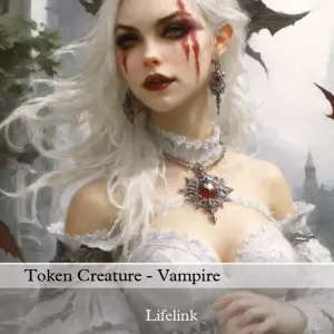 Vampire Token (White 1/1 Lifelink) (V.2)
