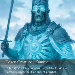 Zombie Token (Black 2/2 Decayed) (V.1)