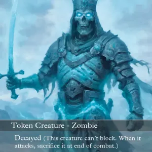 Zombie Token (Black 2/2 Decayed) (V.2)