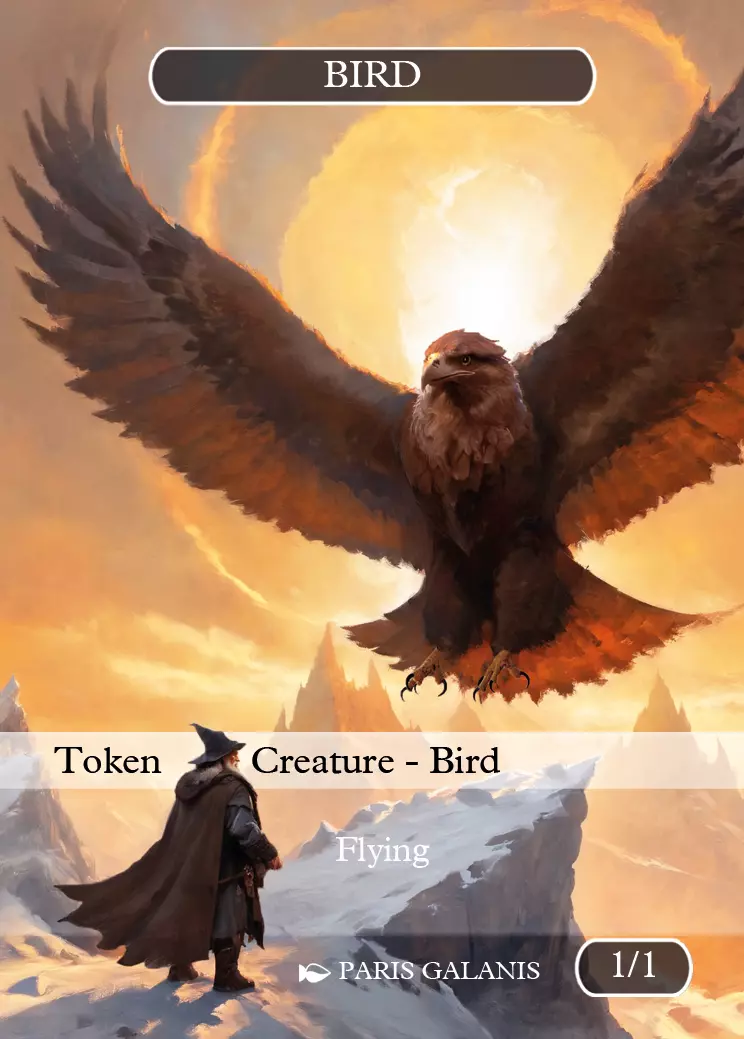Bird Token White 1_1 Version 1 Bird Token White 1_1 Version 1