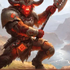 Minotaur Token Red 2_3 Version 2