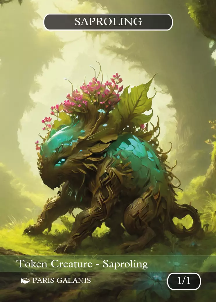 Saproling Token Green 1_1 Version 1 Saproling Token Green 1_1 Version 1
