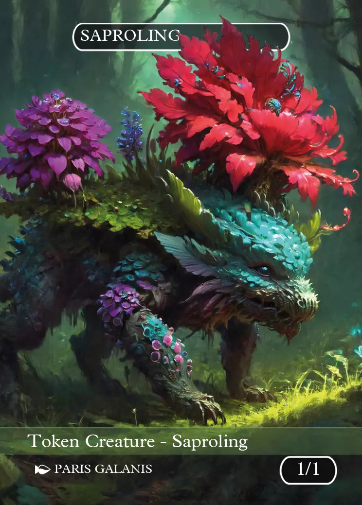 Saproling Token Green 1_1 Version 3 Saproling Token Green 1_1 Version 3