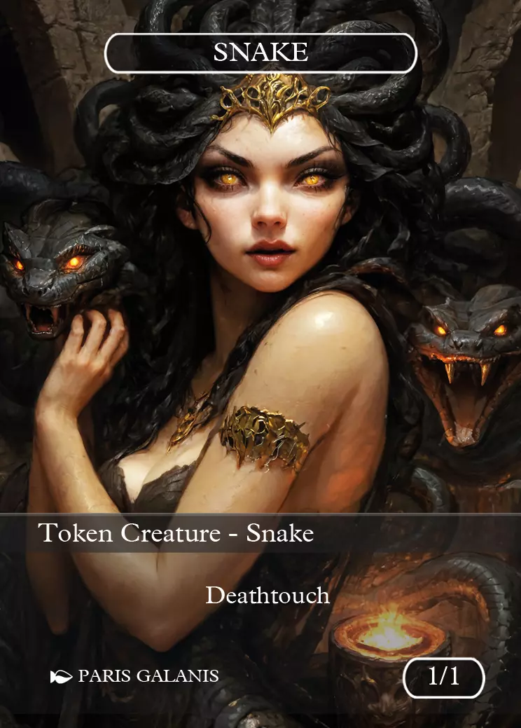 Snake Token Black 1_1