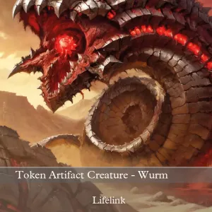 Wurm Token Artifact 3_3 Lifelink