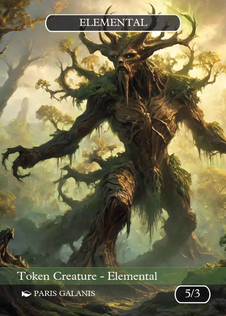 Elemental Token Green 5_3 Elemental Token Green 5_3