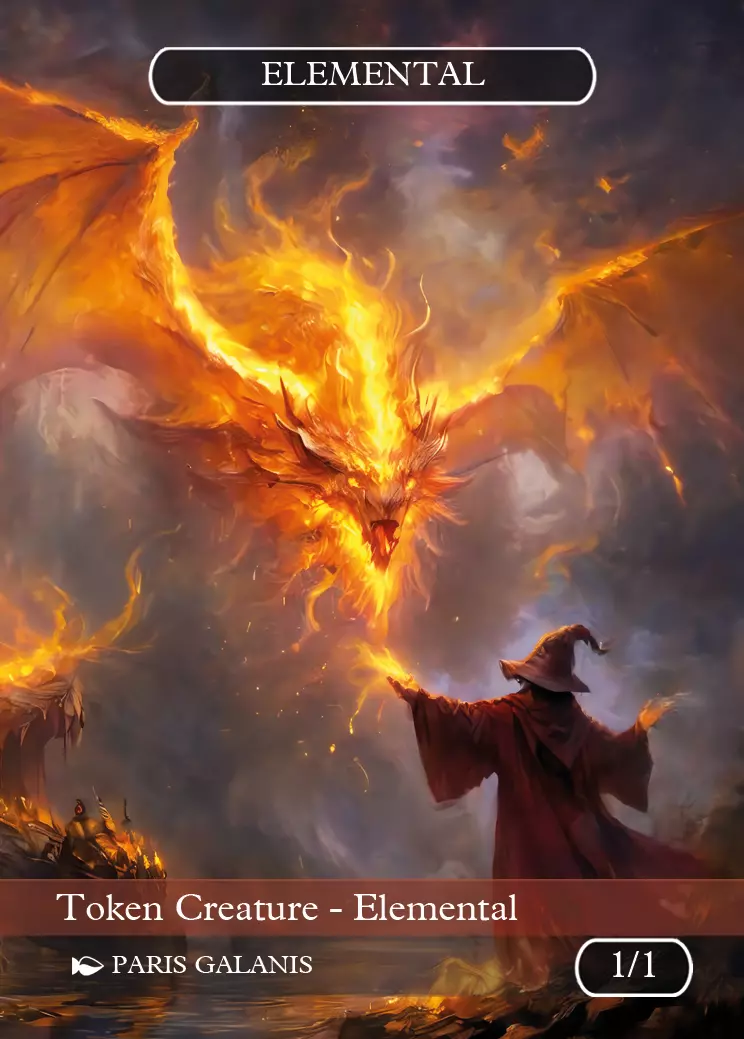 Elemental Token Red 1_1 Version 2 Elemental Token Red 1_1 Version 2
