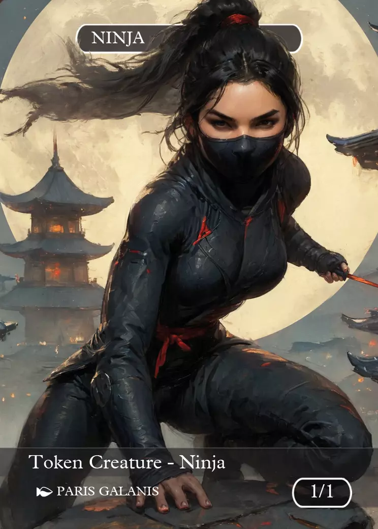 Ninja Token Black 1_1 Ninja Token Black 1_1