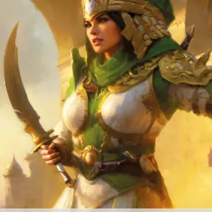 Warrior Token White 1_1 Version 2